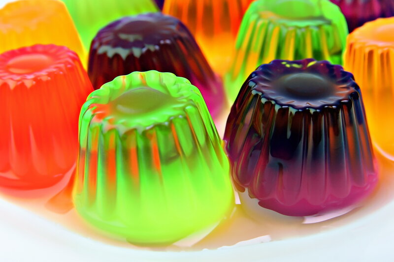Colorful Gelatin Desserts — Green
