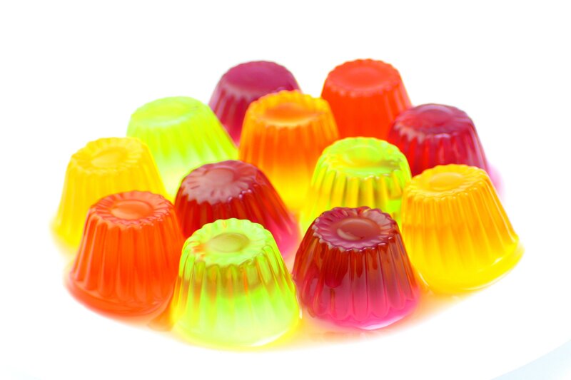 Colorful Gelatin Desserts — Yellow