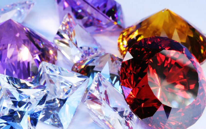 Colorful Gemstones — Clear