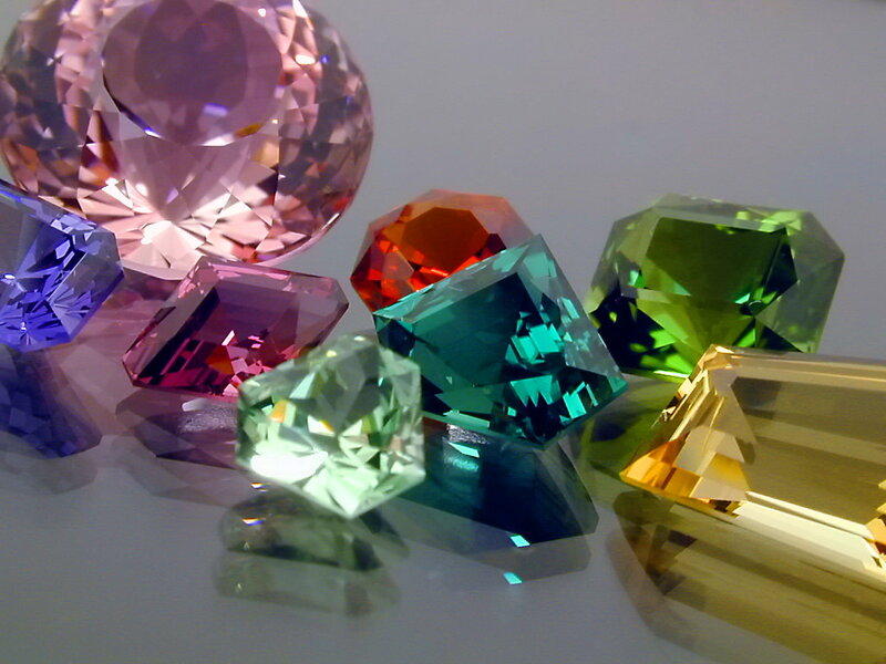 Colorful Gemstones — Green