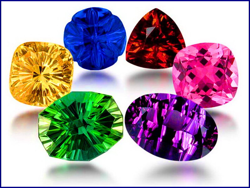 Colorful Gemstones — Green, Vibrant