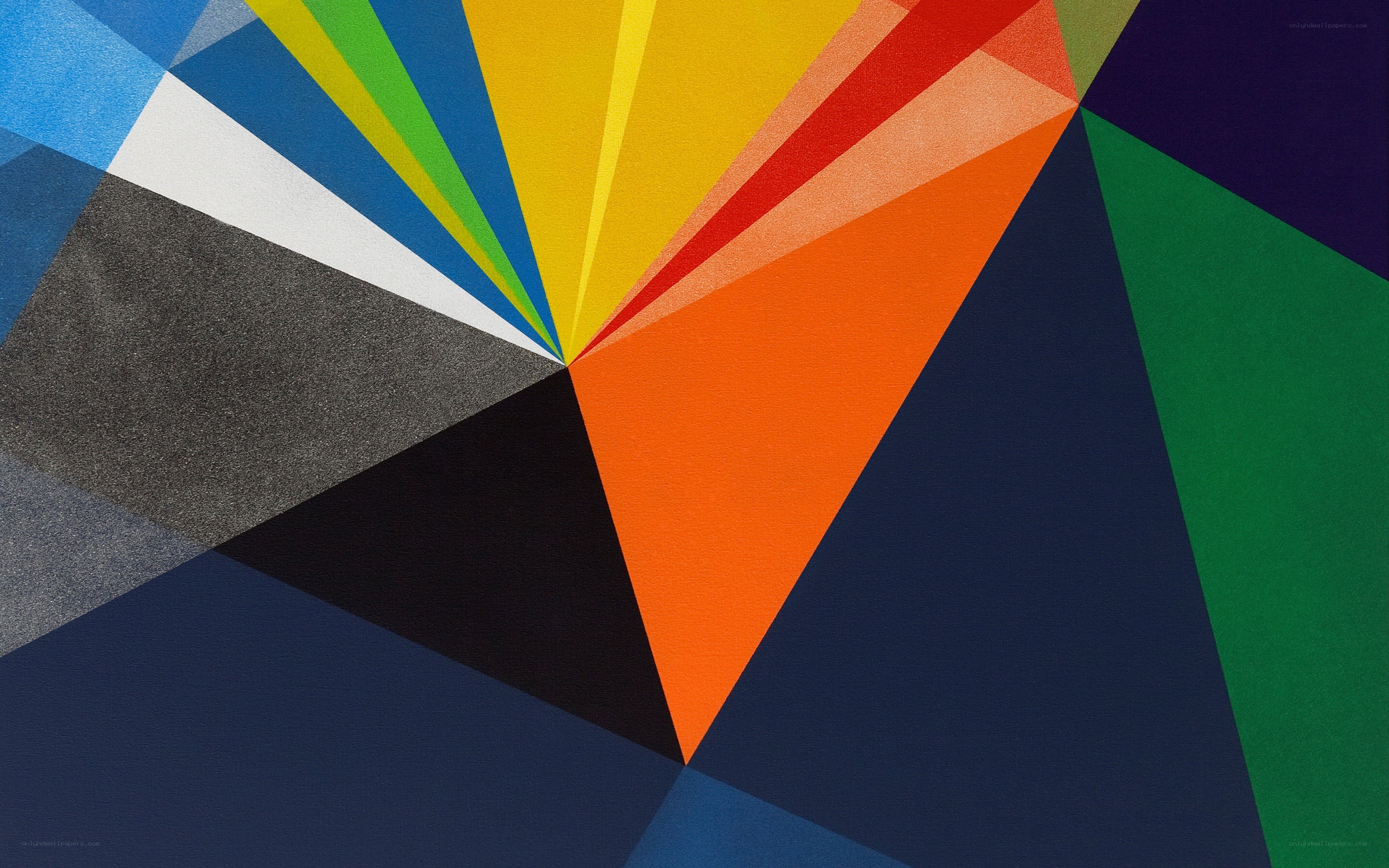 Colorful geometric abstract art