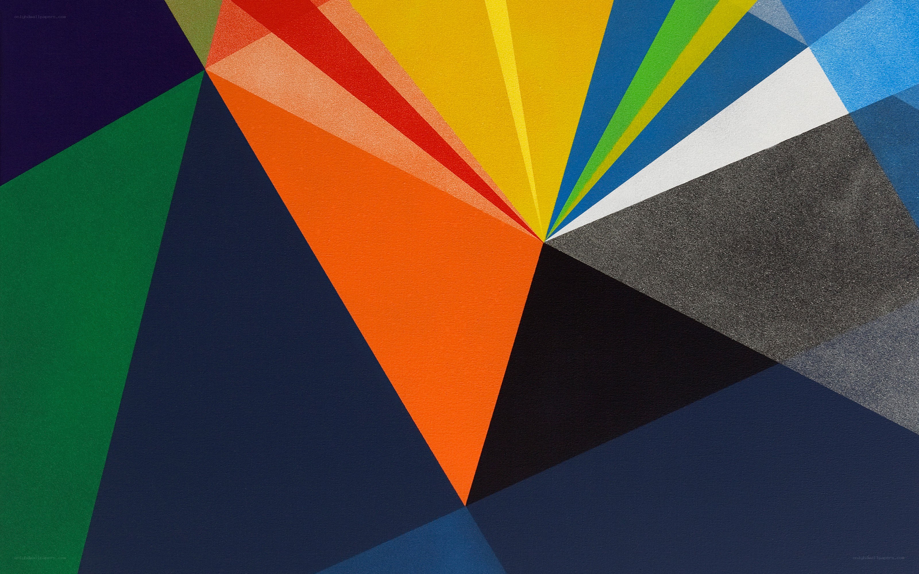 Colorful geometric abstract art
