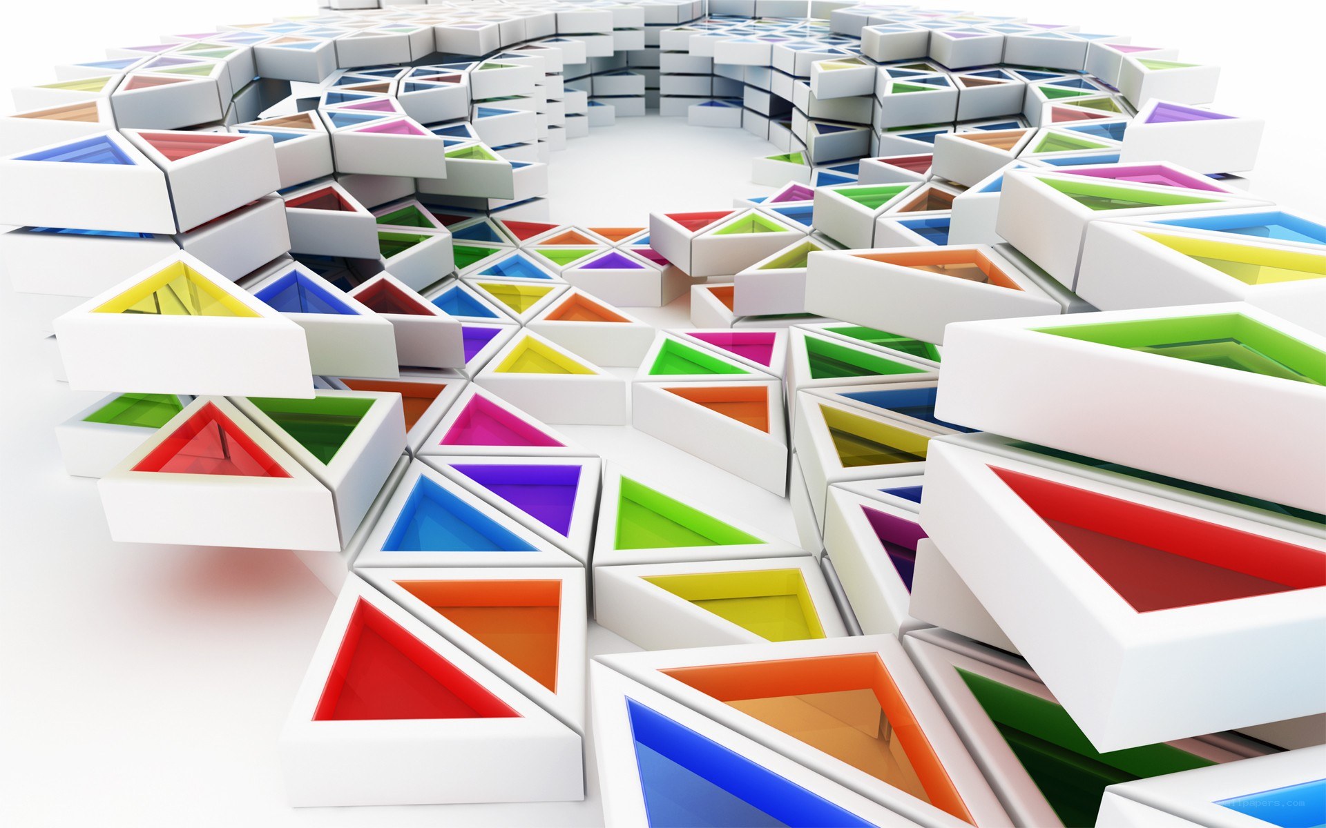 colorful geometric block structure