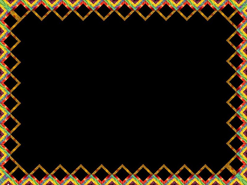 Colorful Geometric Border