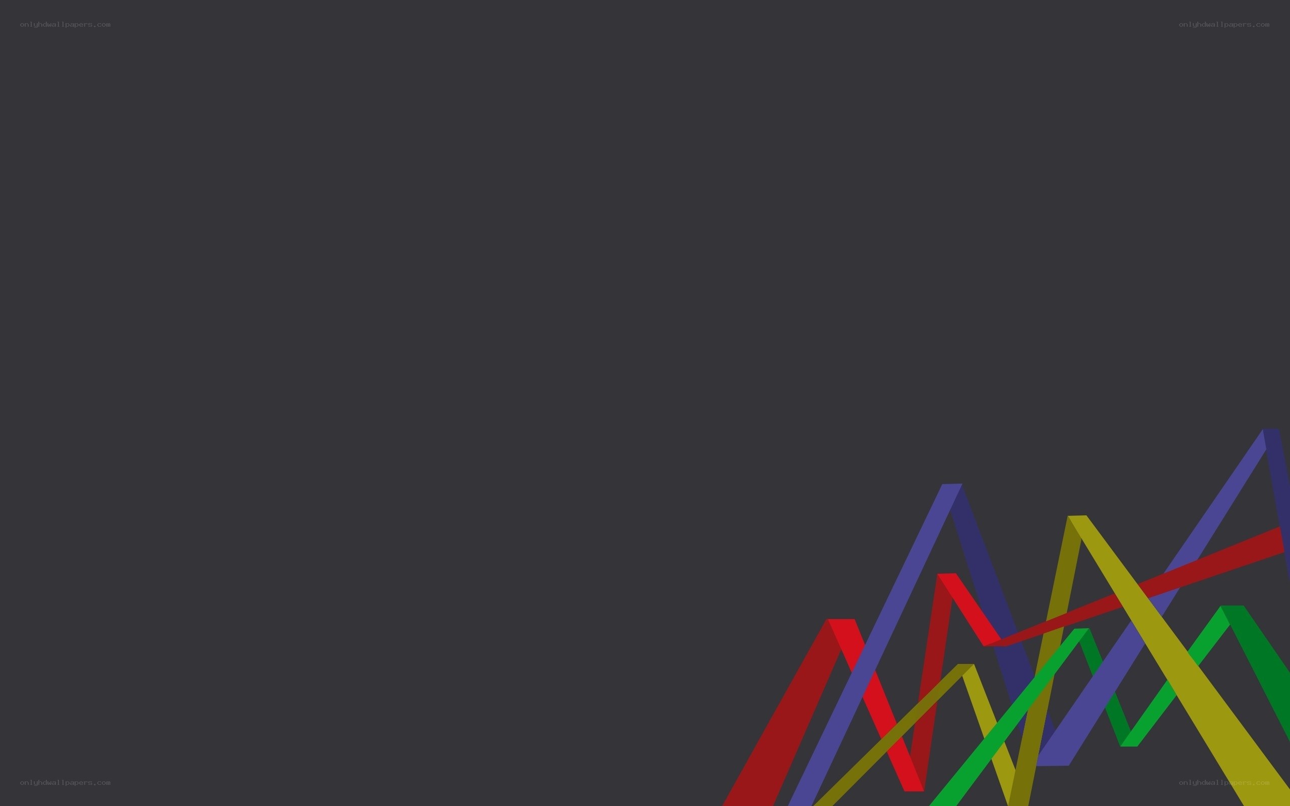 colorful geometric lines on dark background