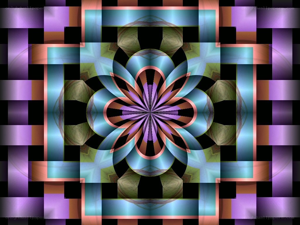 colorful geometric mandala