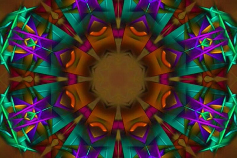 colorful geometric mandala