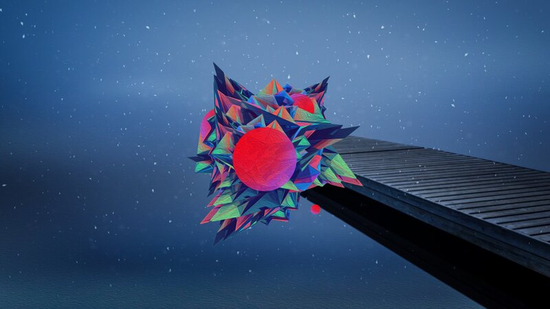 Colorful Geometric Object