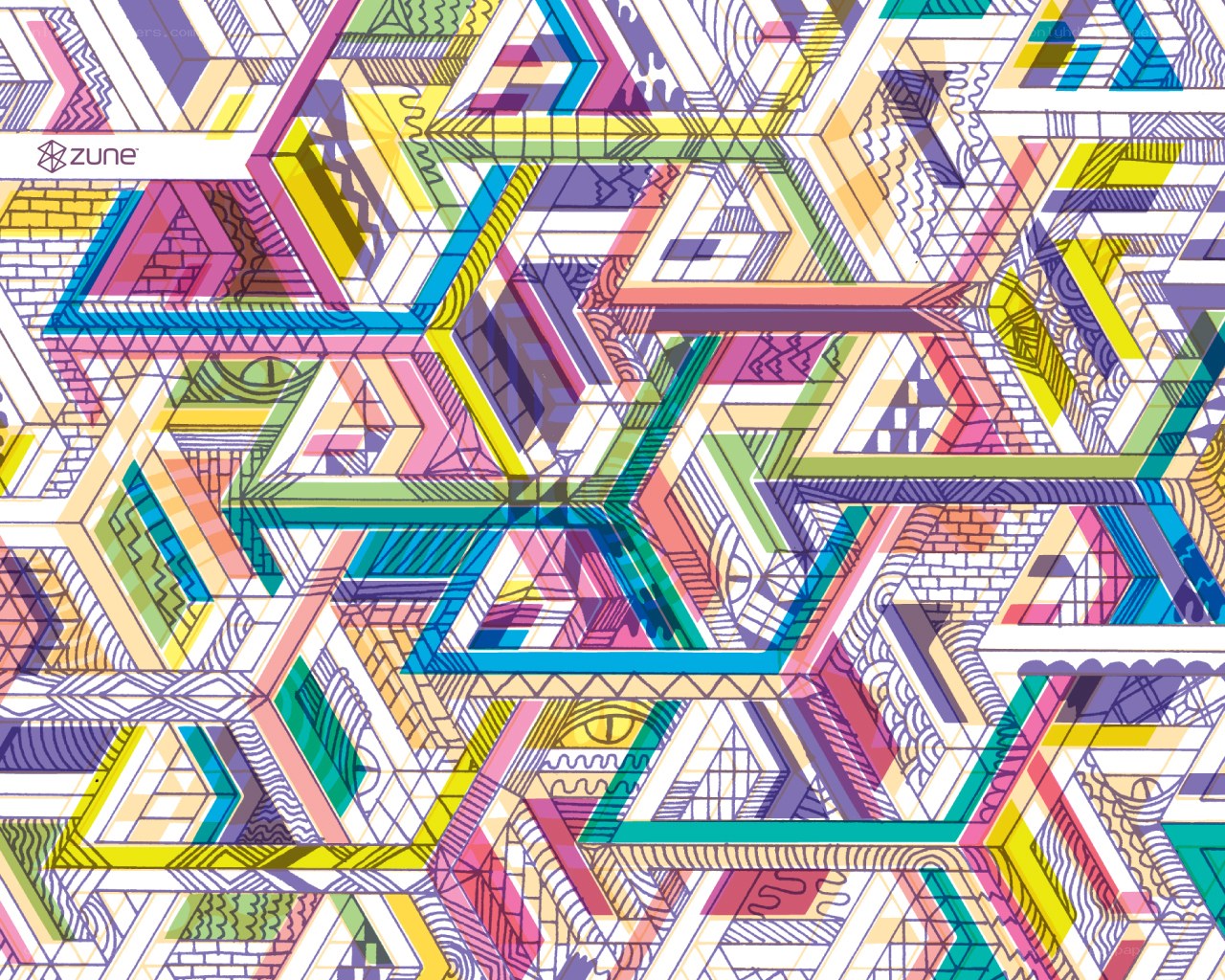 colorful geometric pattern