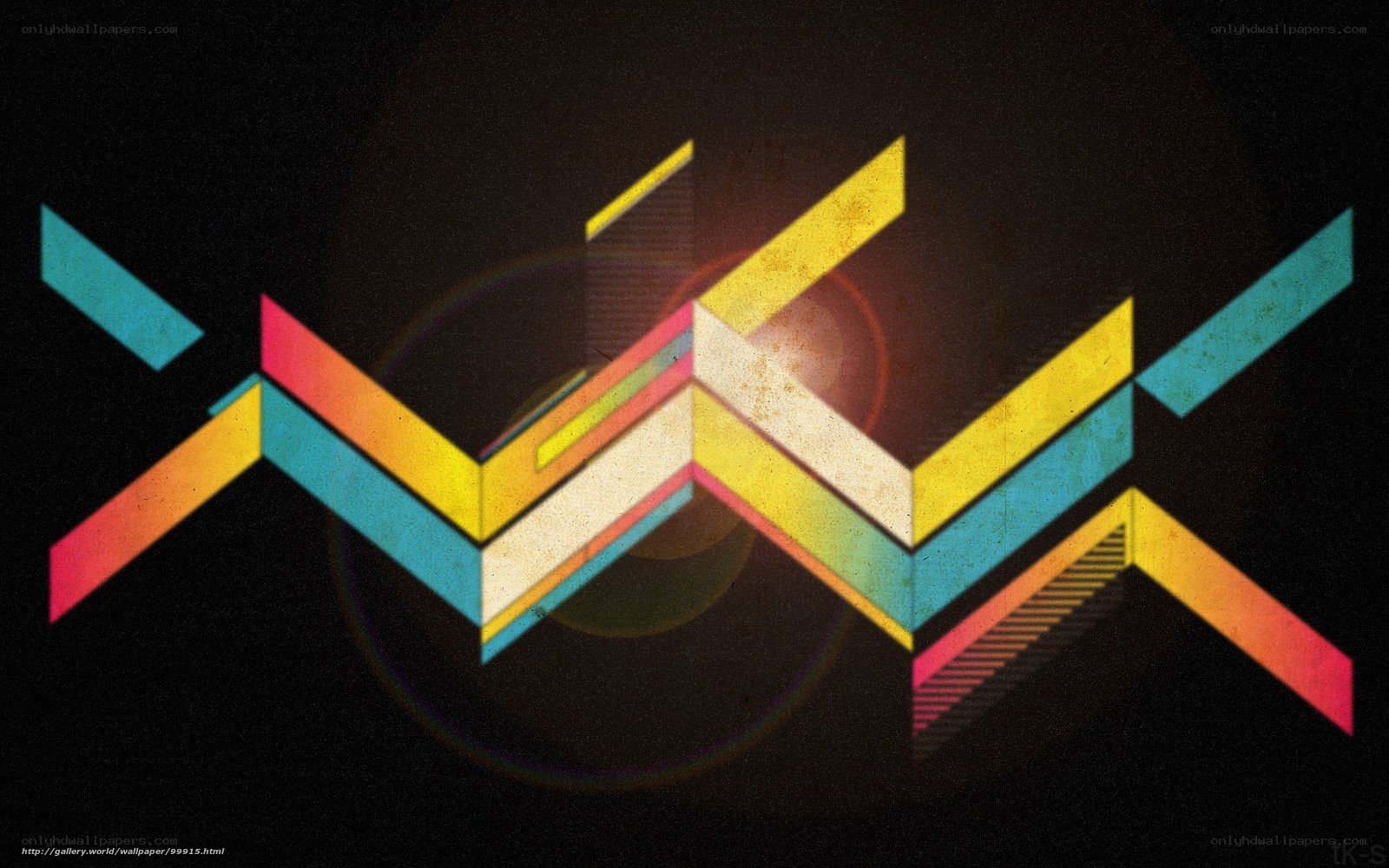 Colorful geometric pattern