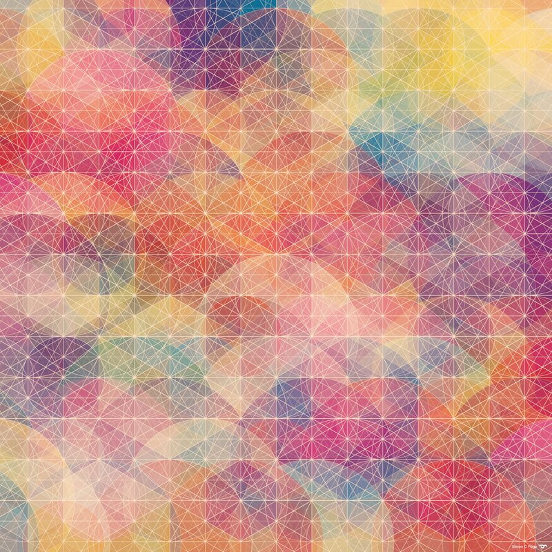Colorful geometric pattern