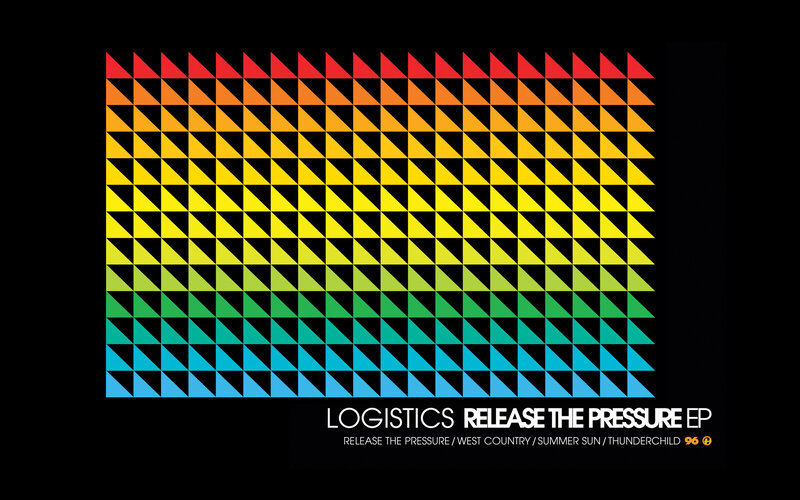 Colorful Geometric Pattern — Black, Vibrant