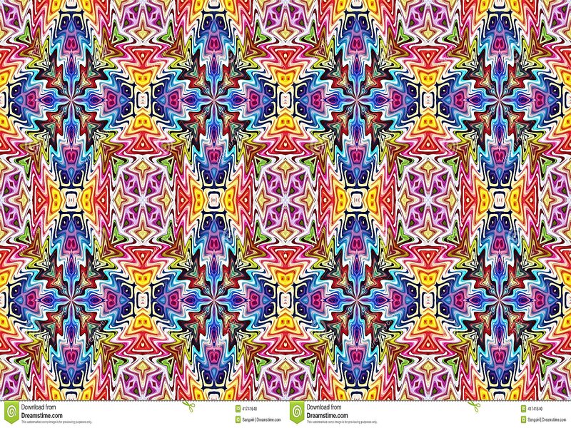 Colorful Geometric Pattern — Blue, Vibrant, Abstract, Colors