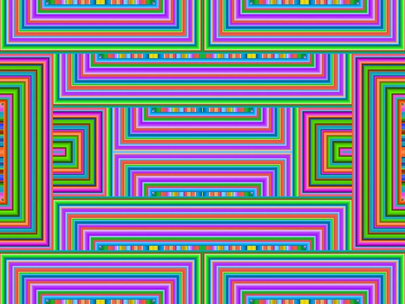 Colorful Geometric Pattern — Green, Vibrant, Abstract, Lines