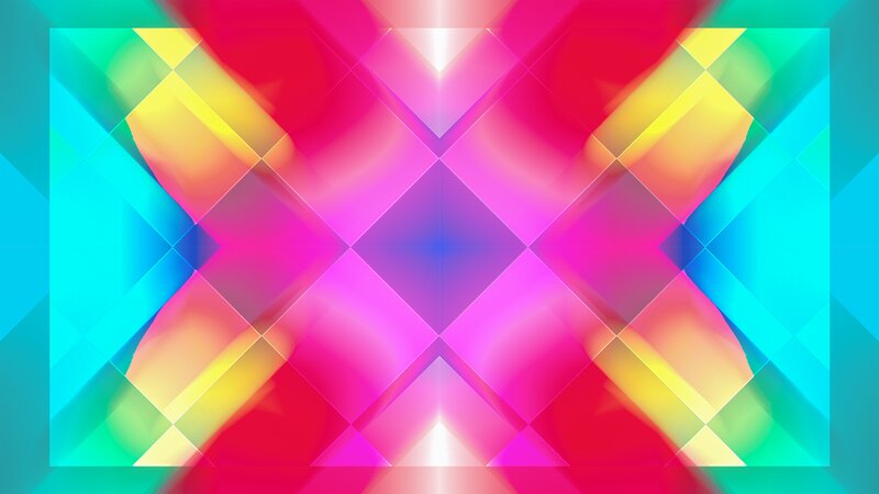 Colorful Geometric Pattern — Pink, Vibrant, Abstract, Diamond Shapes