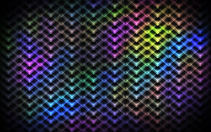 Colorful Geometric Pattern — Purple, Dynamic
