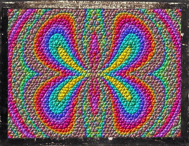 Colorful Geometric Pattern — Rainbow, Vibrant