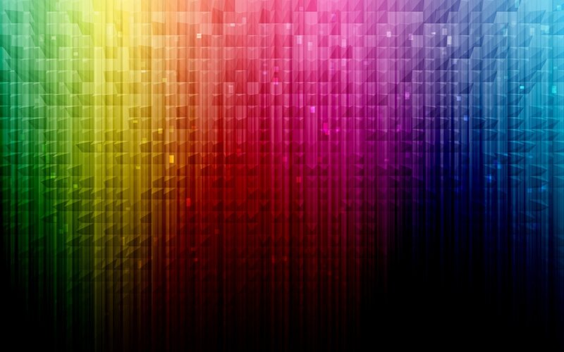 Colorful Geometric Pattern — Red, Vibrant, Abstract, Gradient