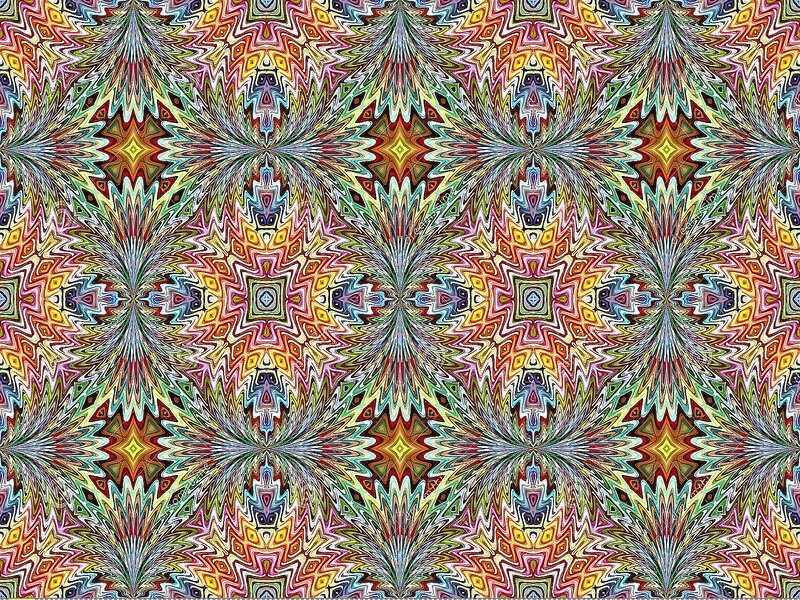 Colorful Geometric Pattern — Yellow, Vibrant, Abstract, Colors