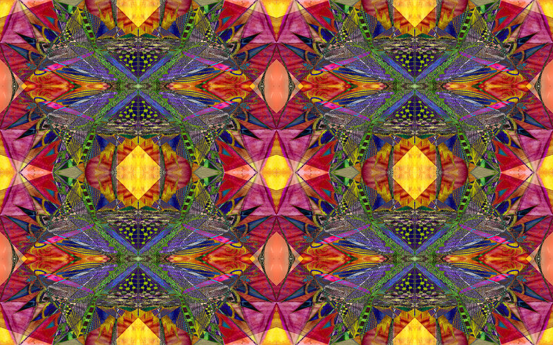 Colorful Geometric Pattern — Yellow, Vibrant