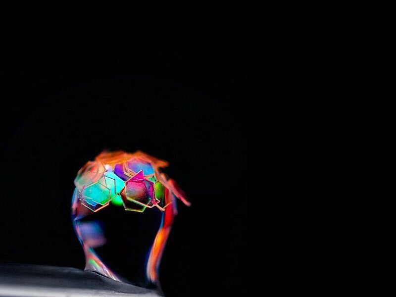 Colorful Geometric Sculpture