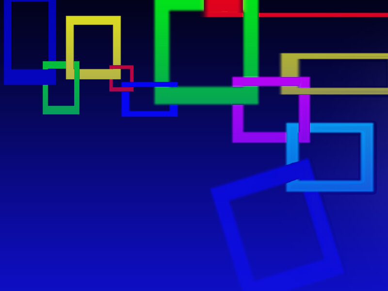 colorful geometric shapes