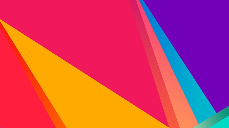 Colorful Geometric Shapes — Pink, Vibrant