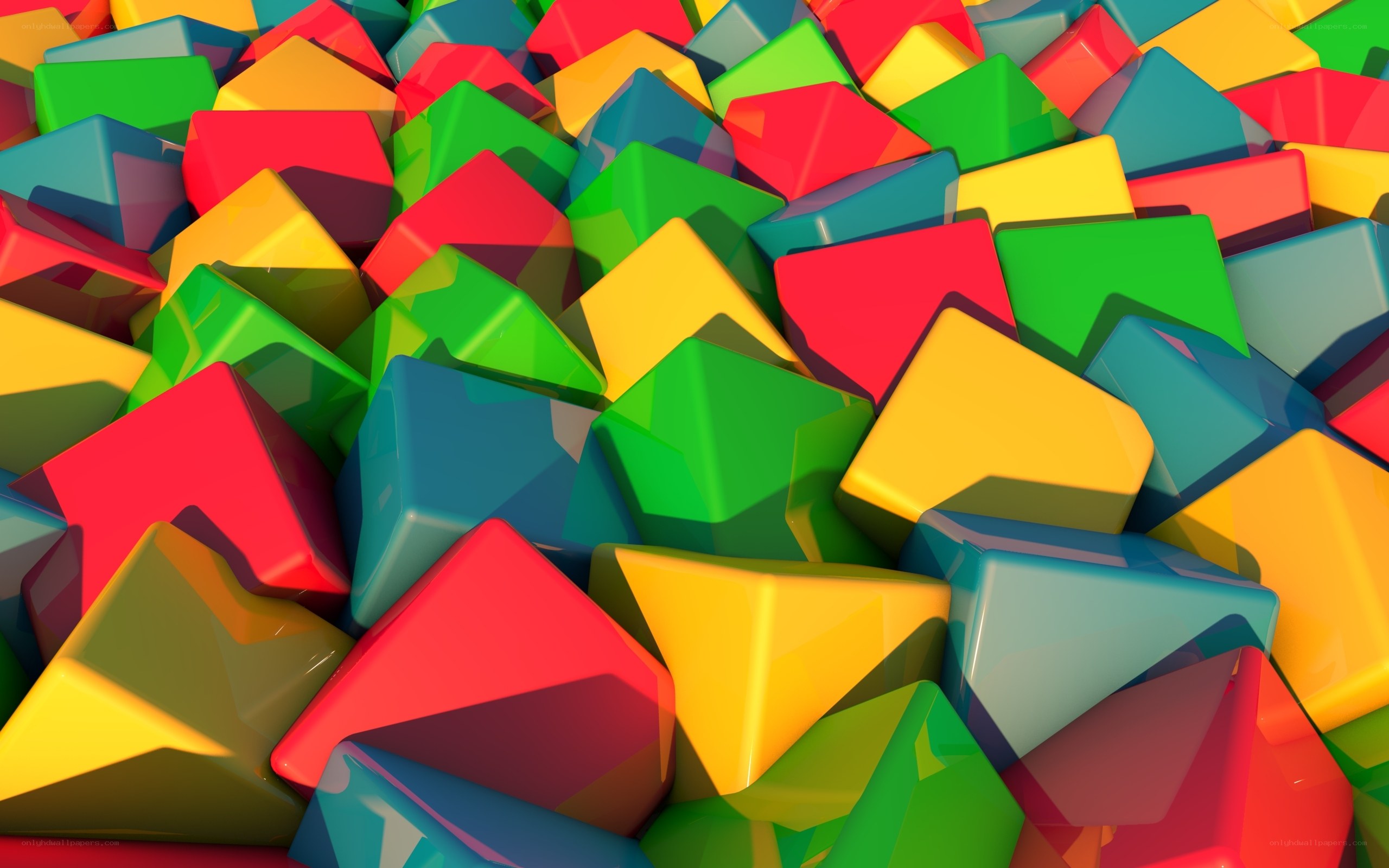 Colorful geometric shapes