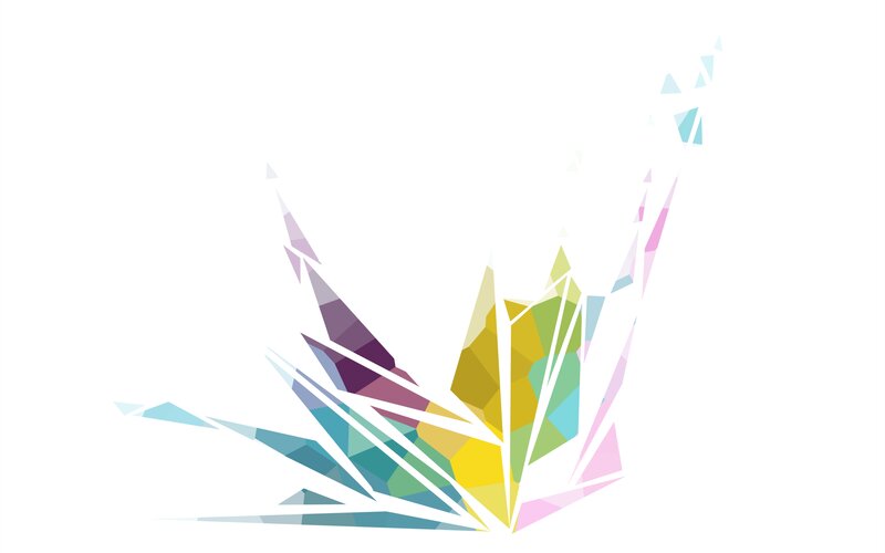 Colorful Geometric Shards