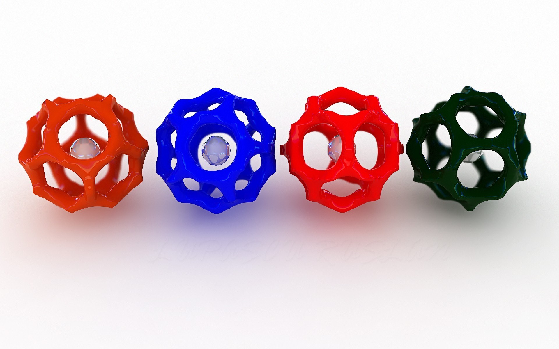 Colorful geometric spheres