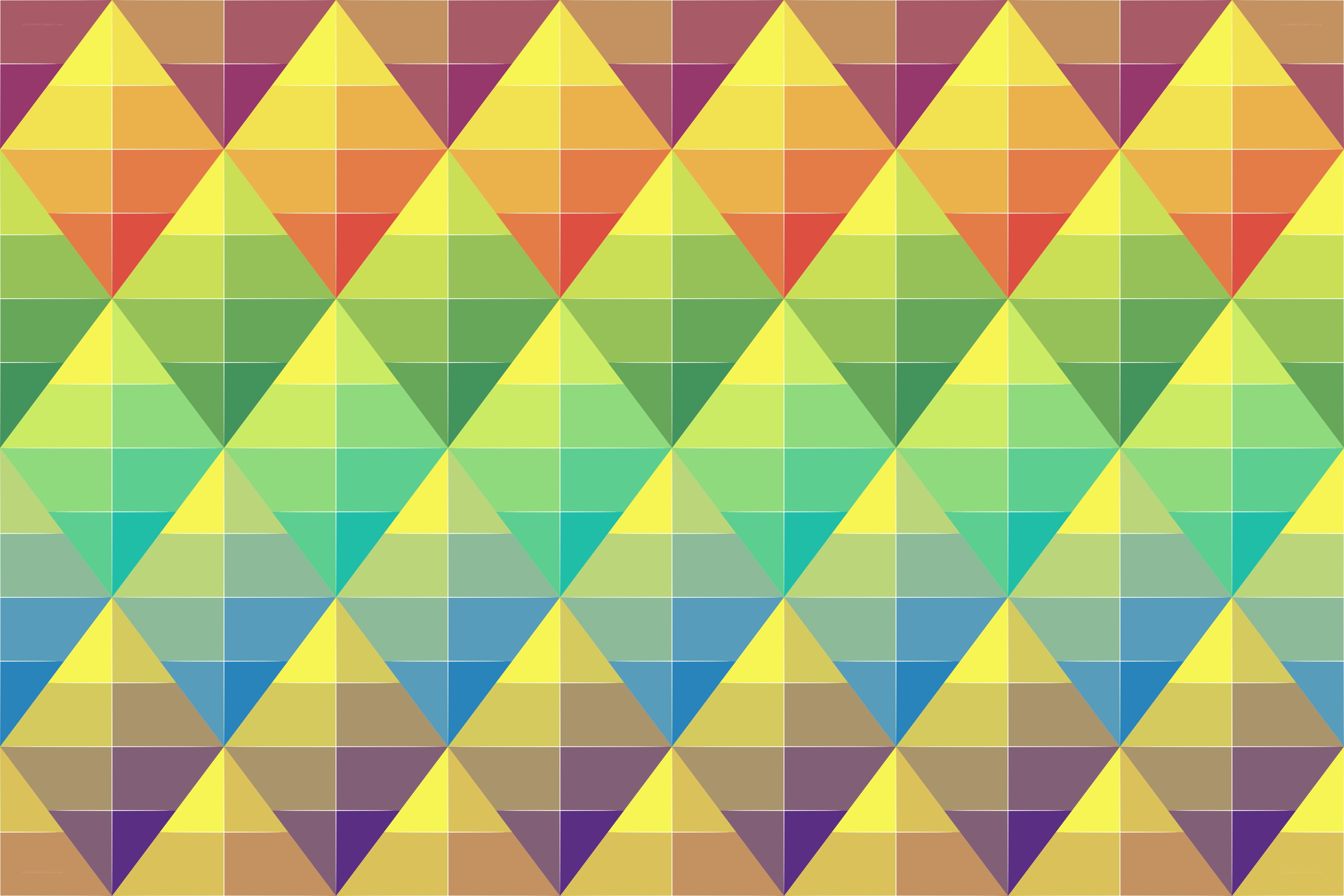 colorful geometric triangle pattern