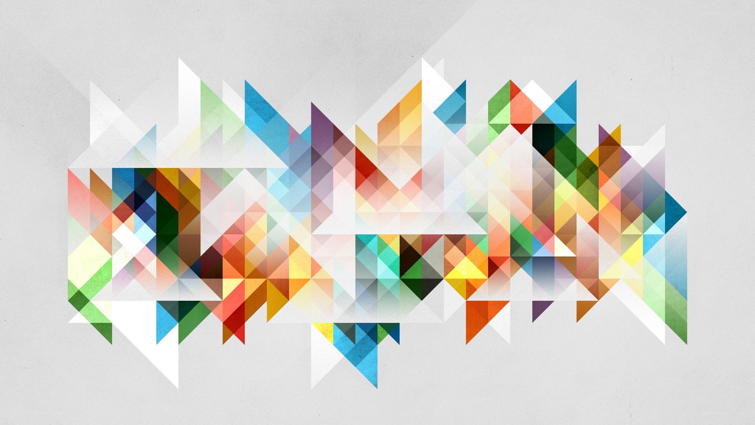 Colorful geometric triangle pattern