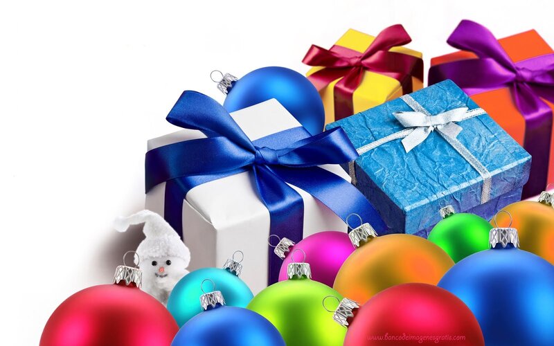 Colorful Gift Boxes and Ornaments
