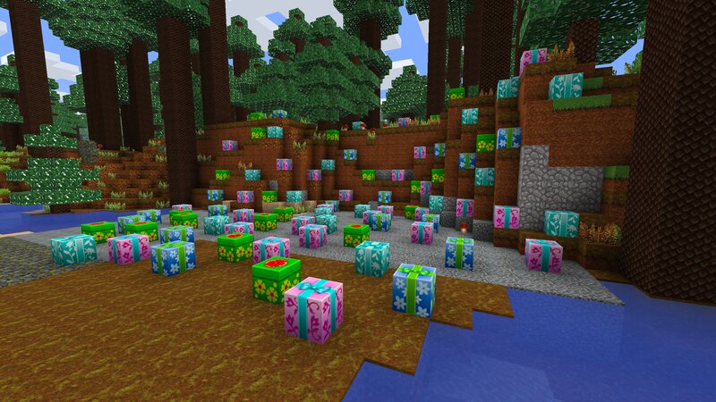 Colorful Gift Boxes — Green, Peaceful