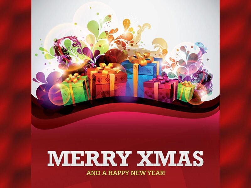 Colorful Gift Boxes — Red