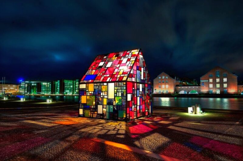 Colorful Glass House
