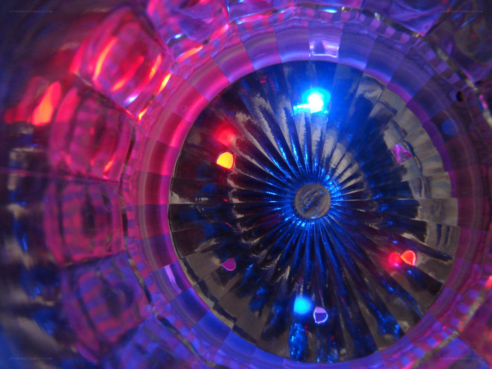 colorful glass light effect