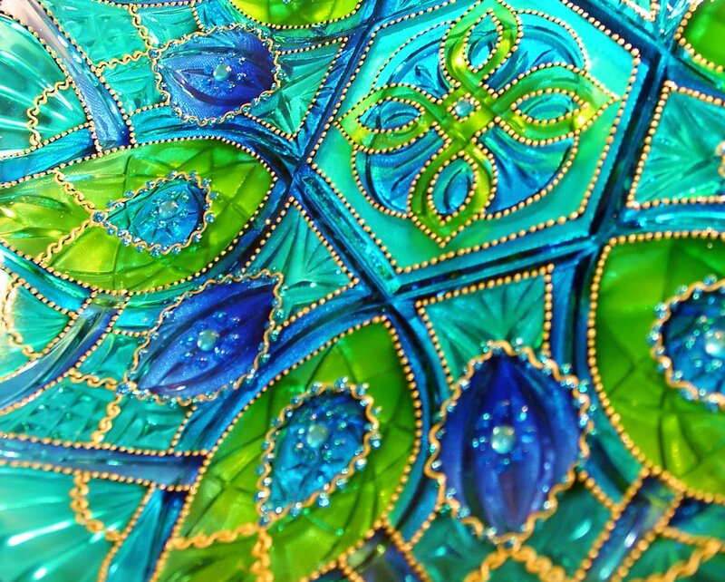 Colorful Glass Mosaic