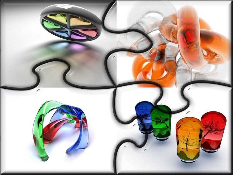 Colorful Glass Objects