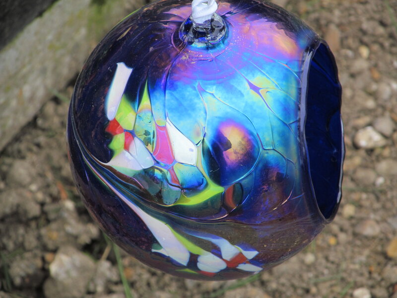 Colorful Glass Ornament