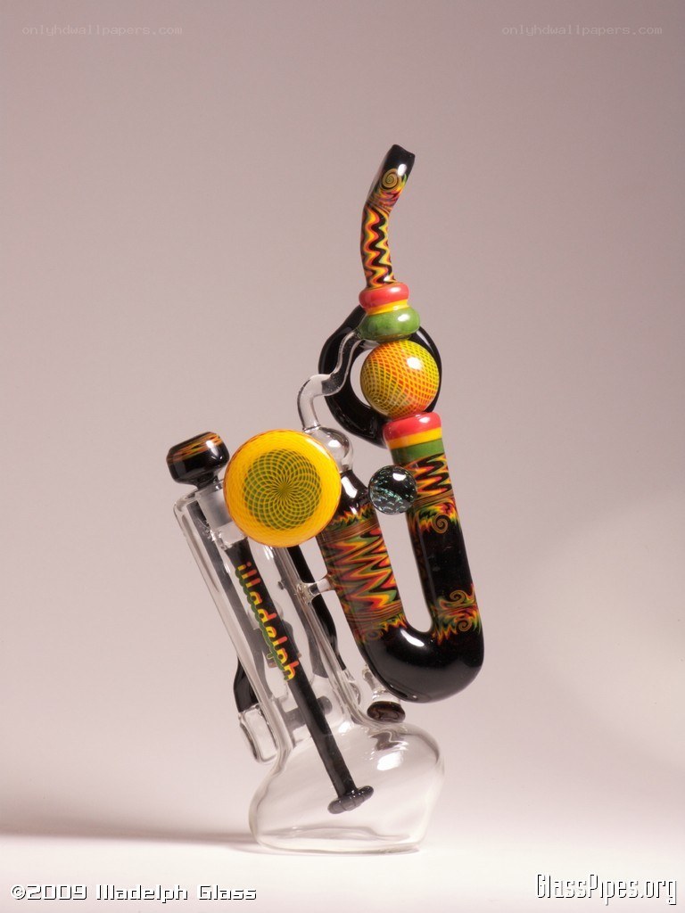 Colorful glass smoking device