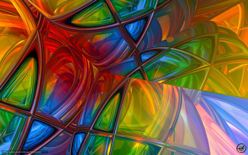 Colorful Glass Structure