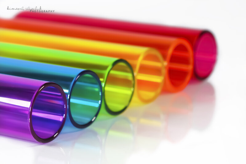 Colorful Glass Tubes