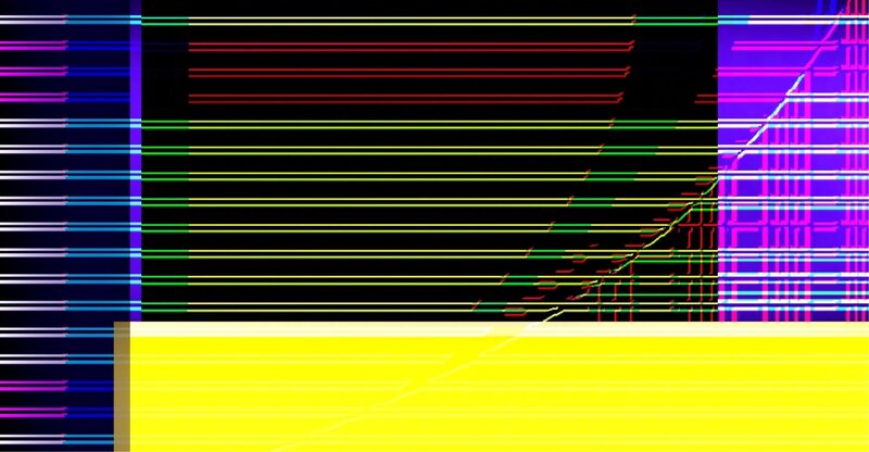 Colorful Glitch Lines