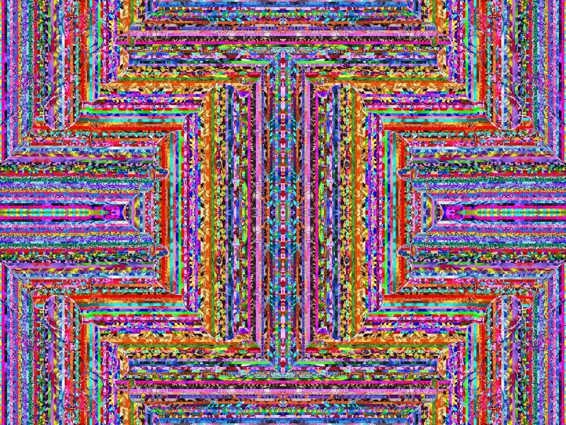 Colorful Glitch Pattern
