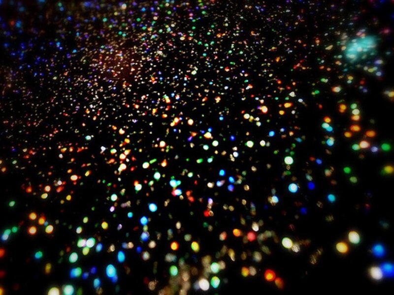Colorful Glitter Particles