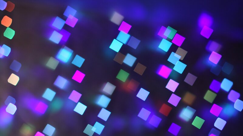 Colorful Glowing Squares