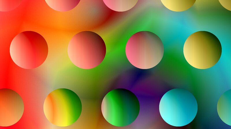 colorful gradient circles