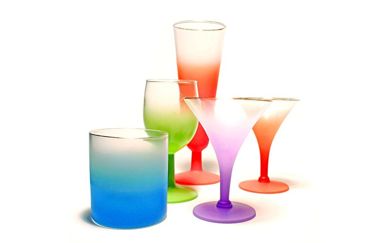Colorful Gradient Glasses — Blue